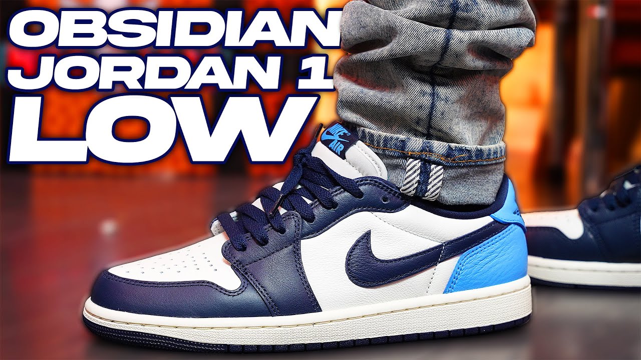 Air Jordan 1 Low OG “ Obsidian ” Review and On Foot - YouTube