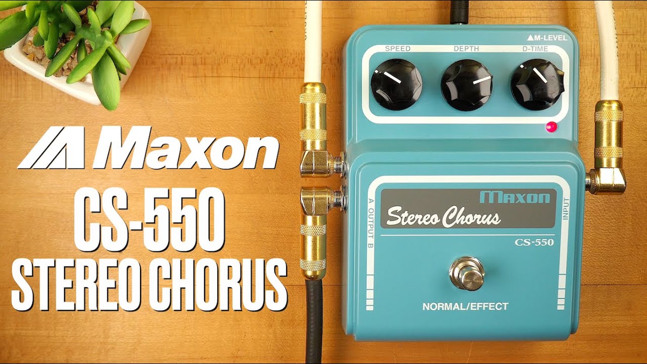 Maxon CS-550 Stereo Chorus - YouTube