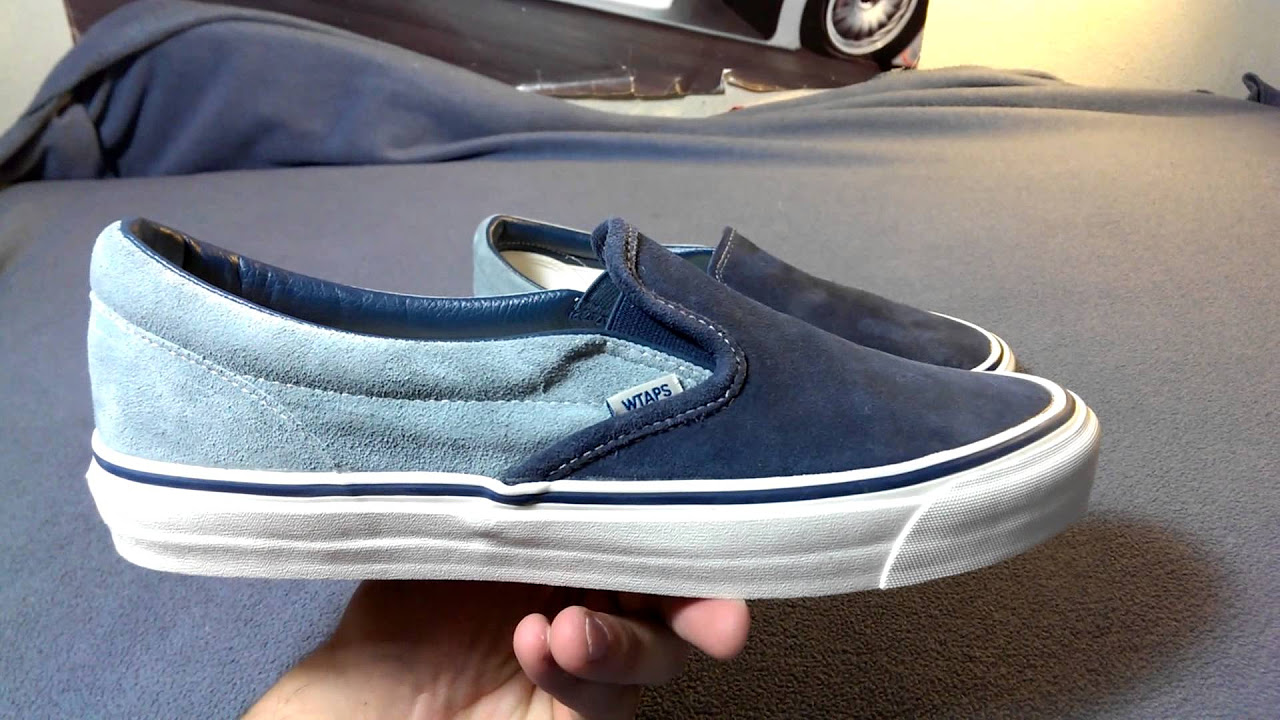 Shoe Review: Vans Vault Originals x WTAPS Classic Slip-On LX (Navy