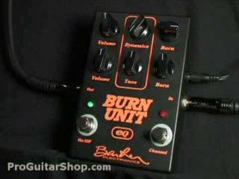 Barber Burn Unit EQ Overdrive Pedal - YouTube