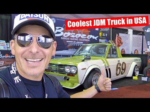 My Sunny Truck USA Debut! The BEST JDM Classic at SEMA ?!? - YouTube