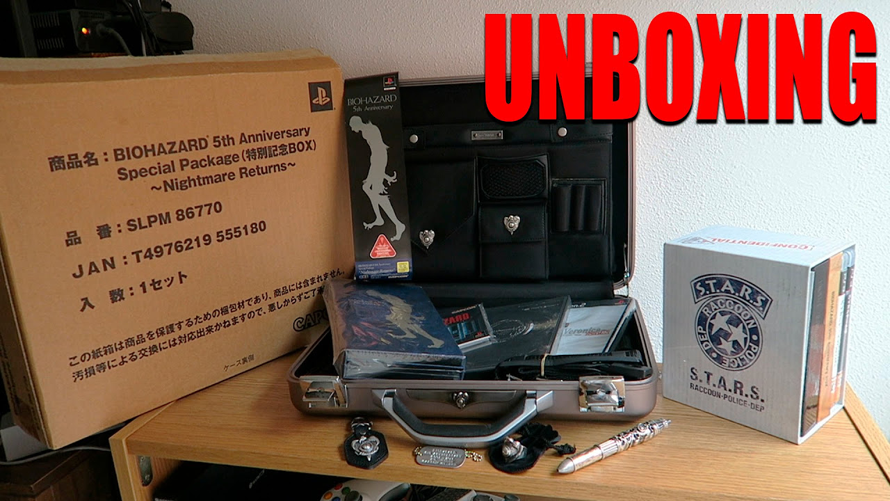 BIOHAZARD 5th Anniversary Special Package (RESIDENT EVIL) UNBOXING