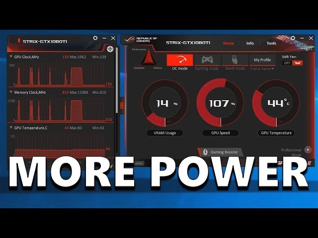 Tweaking My ASUS ROG Strix 1080 TI OC Graphics Card - YouTube