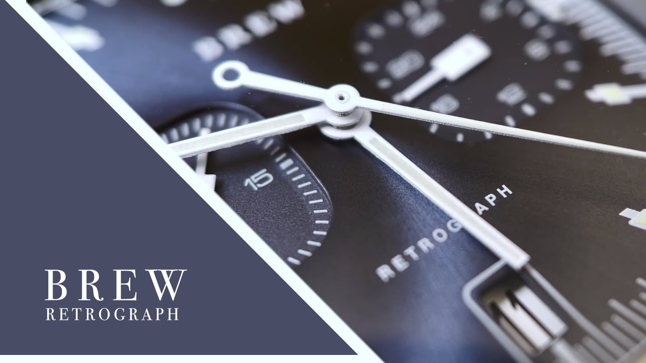 Classic Yet Refreshing Micro Brand Chronograph | Brew Retrograph