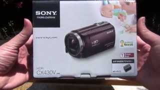 SONY HDR-CX430Vをゲット！ - YouTube
