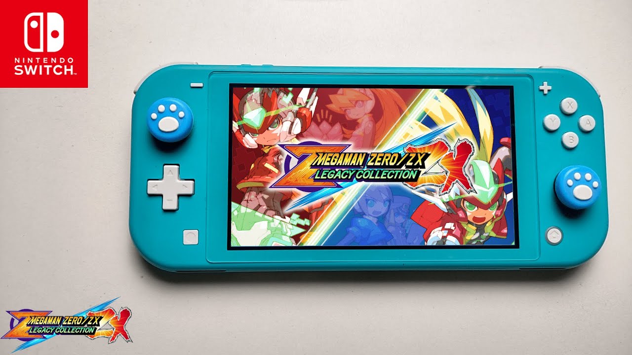 Mega Man Zero/ZX Legacy Collection Nintendo Switch Lite Gameplay