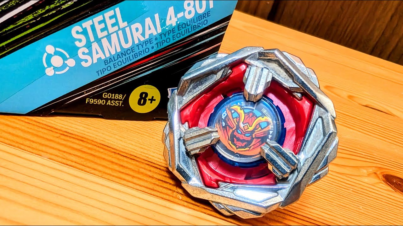 Hasbro Exclusive] Samurai Steel 4-80T Beyblade X STEELSAMURAI4-80T