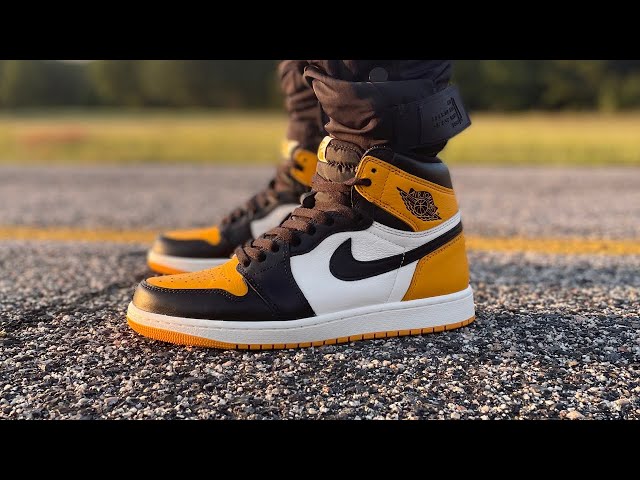 Air Jordan 1 TAXI On Foot Review - YouTube
