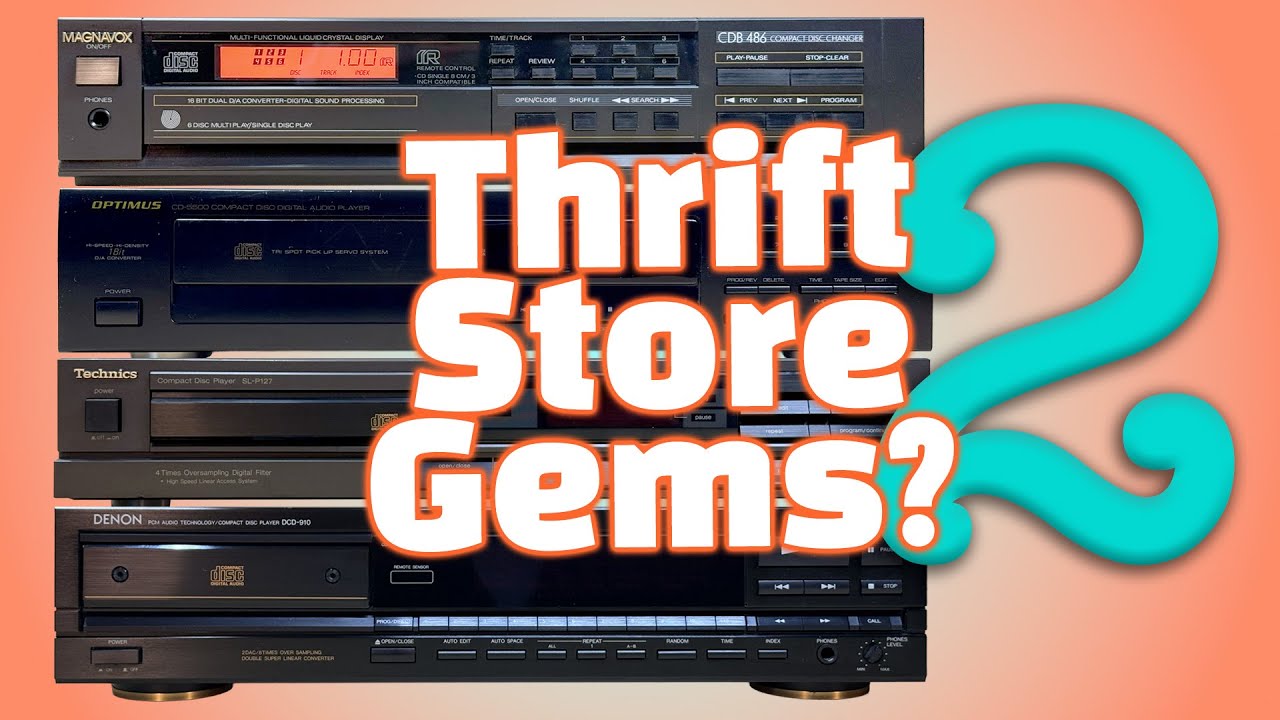 More thrift store CD player finds! Can I repair all four? - YouTube