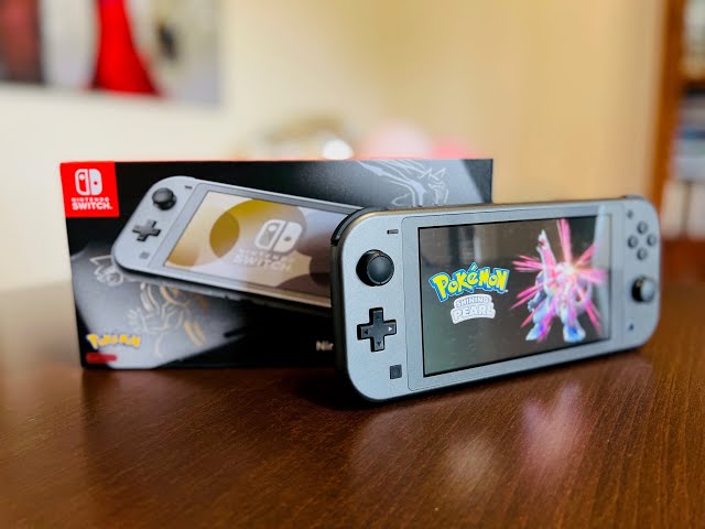 Nintendo Switch Lite Pokémon Dialga & Palkia Edition Unboxing