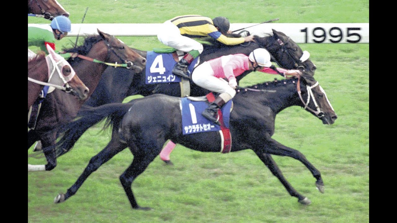 1995 天皇賞秋 GⅠ サクラチトセオー 小島 太 - YouTube