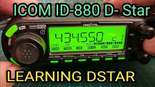 ICOM. ID-880 Lets learn about Early Dstar - YouTube