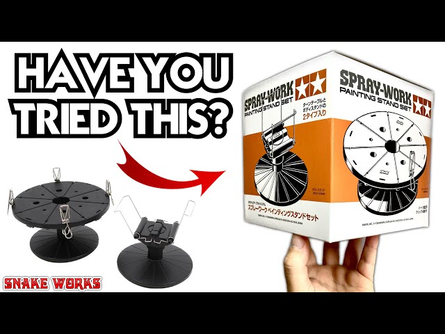 Tamiya 74522 Spray Work Painting Stand Set Unboxing + Review - YouTube