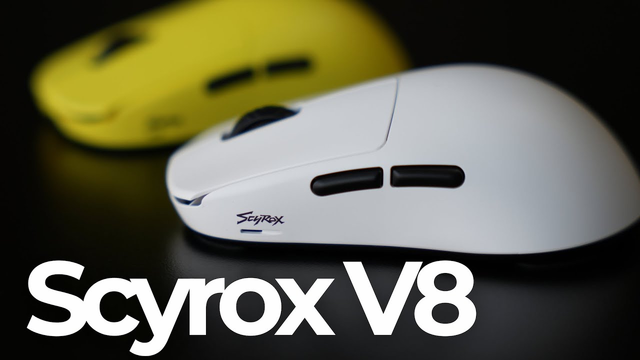 I tried out the Scyrox V8 gaming mouse, which is rumored to have