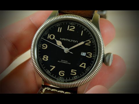 Hamilton KHAKI FIELD PIONEER AUTO H605150. A filed and a pilot's