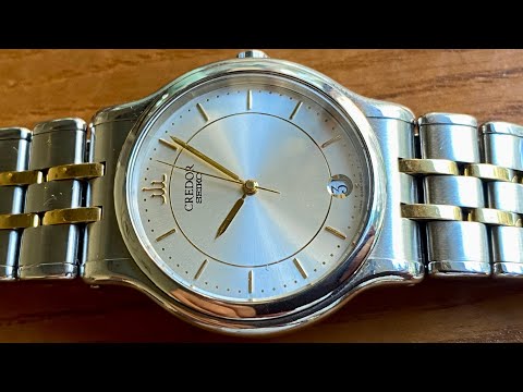 Original Vintage April 1996 Seiko Credor 8J86-6A00 on Long Two