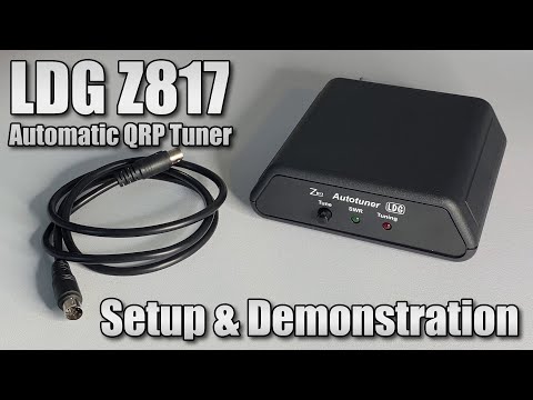 LDG Z817 Automatic QRP Antenna Tuner | Yaesu FT-817 | Setup