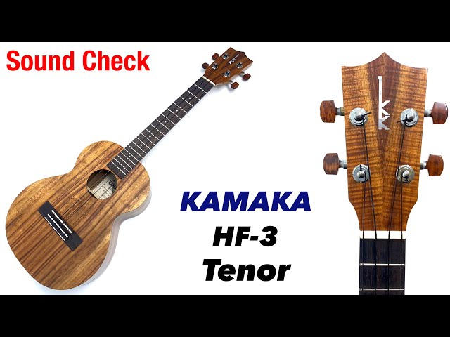試奏【KAMAKA】HF-3 テナーサイズ - YouTube