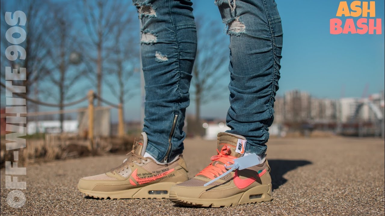 Review + On Feet | Off-White x Nike Air Max 90 'Desert Ore' | Ash