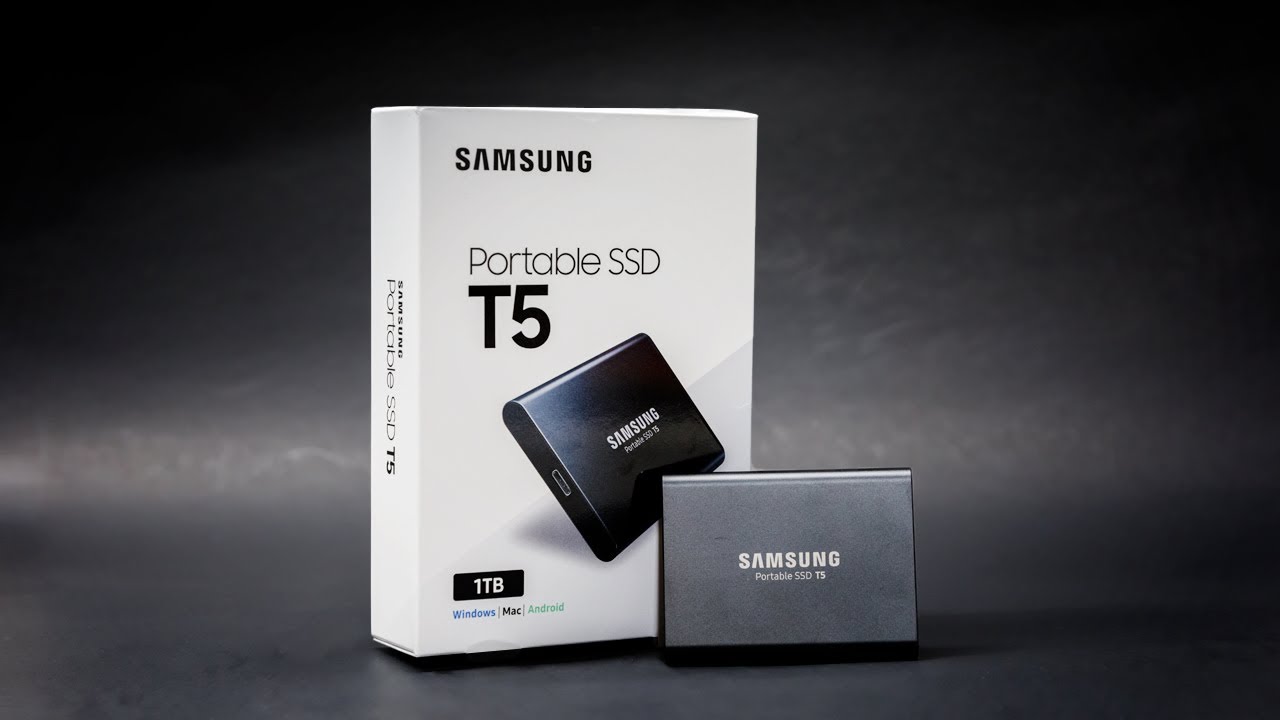 Samsung T5 Porable SSD | Unbox & Test - YouTube