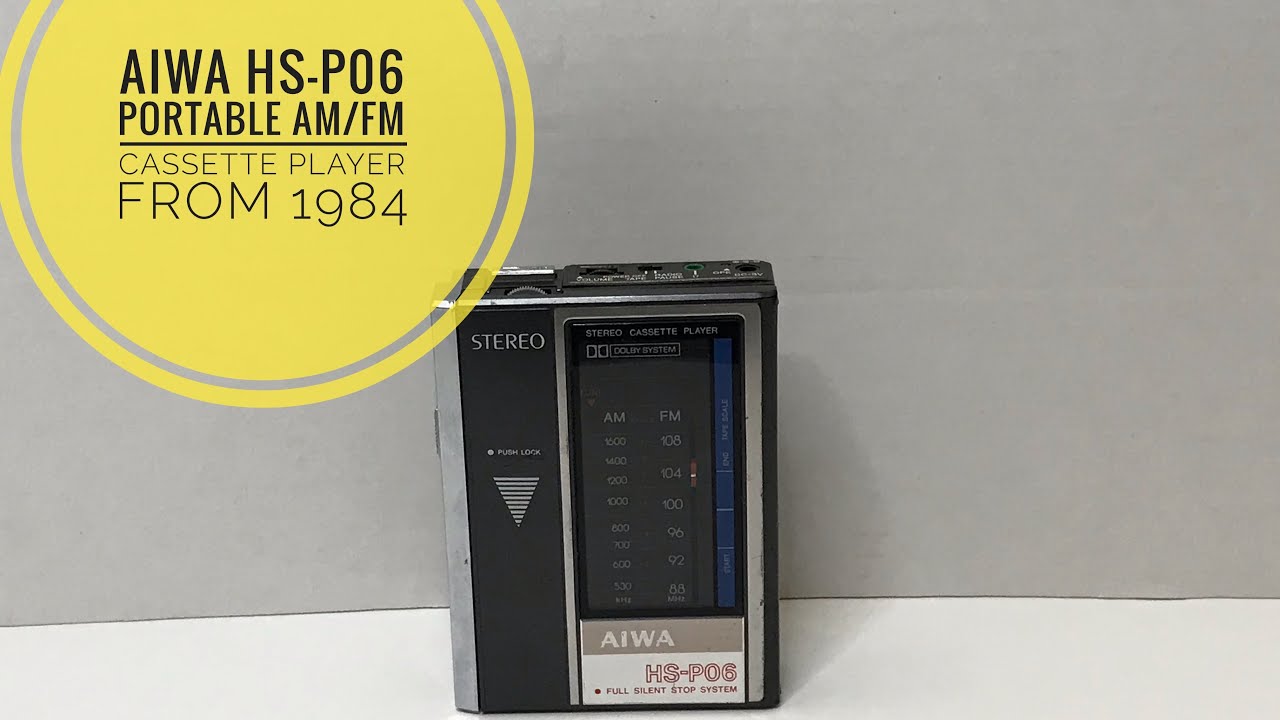 Aiwa HS-P06 portable player (video 43) - YouTube