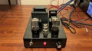 オーディオ試聴動画 6V6 シングルアンプ 真空管アンプ 自作アンプ