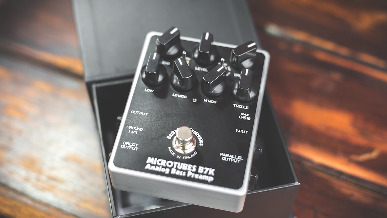 Darkglass Microtubes B7K Analog Bass Preamp - DEMO - YouTube