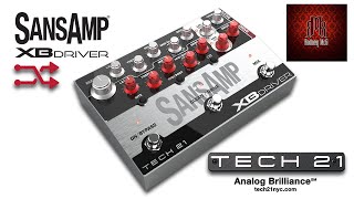 TECH21 SansAmp XB DRIVER ベース用DI プリアンプ ベース用