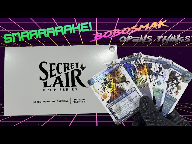 Unboxing: Secret Lair x Yoji Shinkawa (Magic the Gathering) FOIL