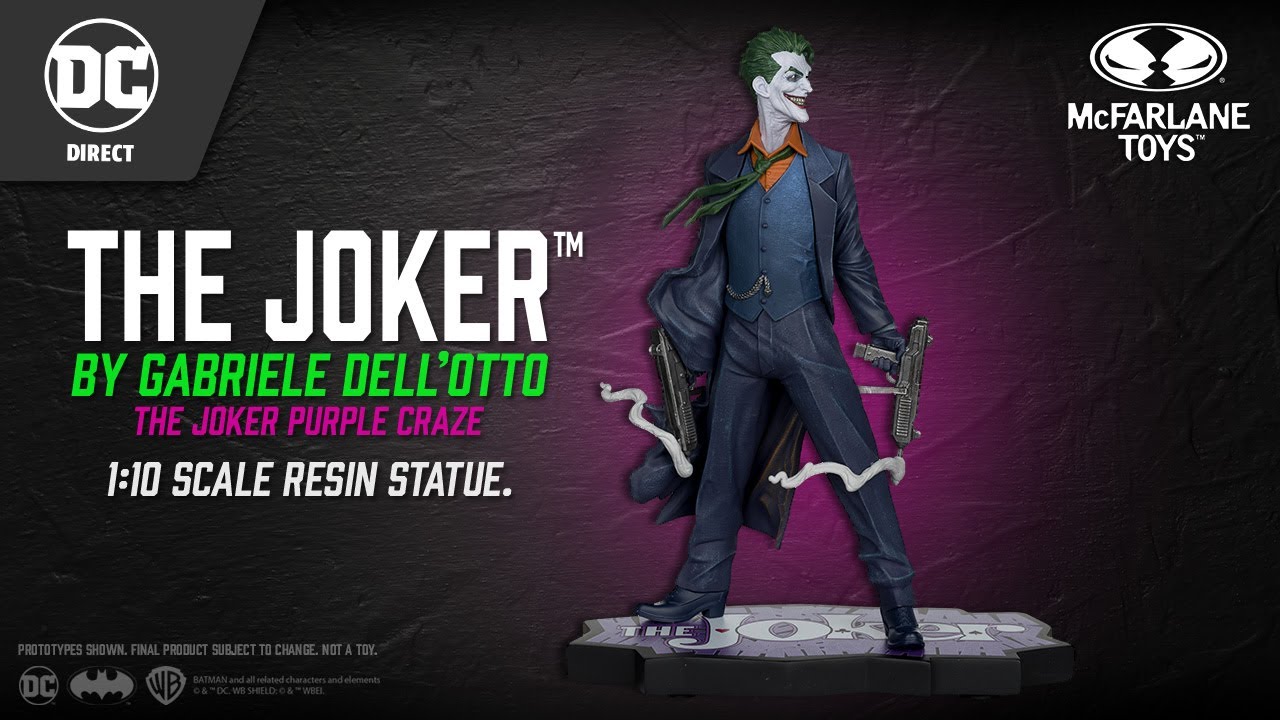 NEW Joker™ (Purple Craze) by Gabriele Dell'Otto 1:10th Scale Resin