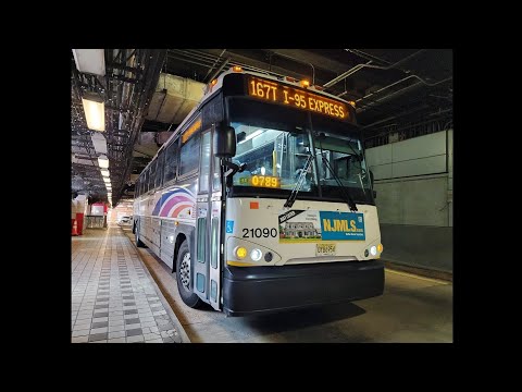 NJ Transit: A Fantastic Run Aboard 2021 MCI D4500CT 21090 On The