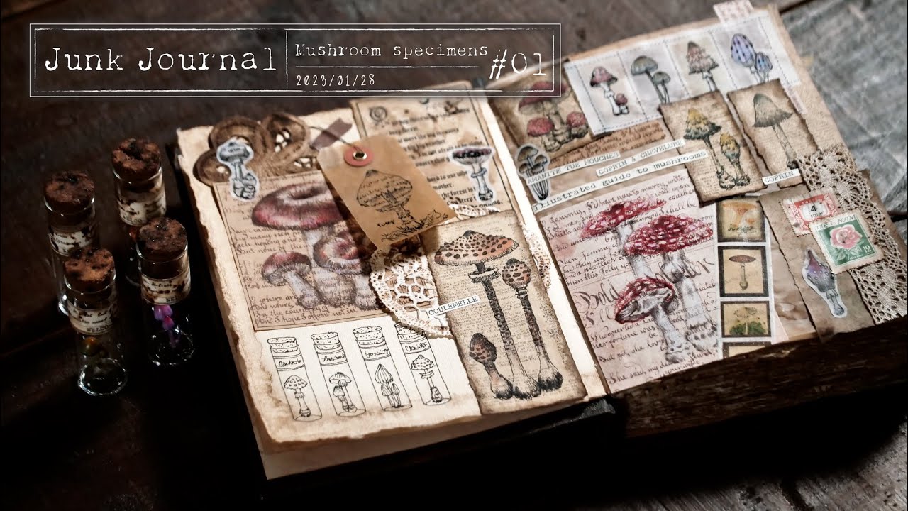 I made a junk journal. - YouTube