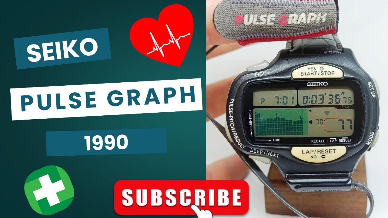 Reloj Seiko Pulse Graph 1990´s vintage - YouTube