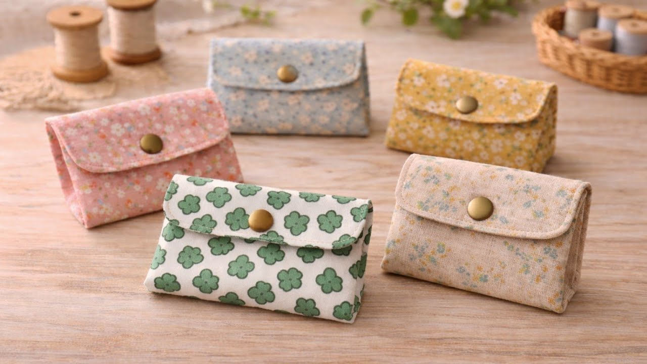 長財布作ってみた＆作り方パート1 Making a Handmade Wallet & How to