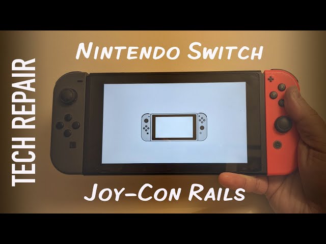 Nintendo Switch Joy Con Rail replacement - YouTube