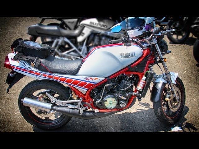 YAMAHA RZ250R Custom Bike おむすびテール - YouTube