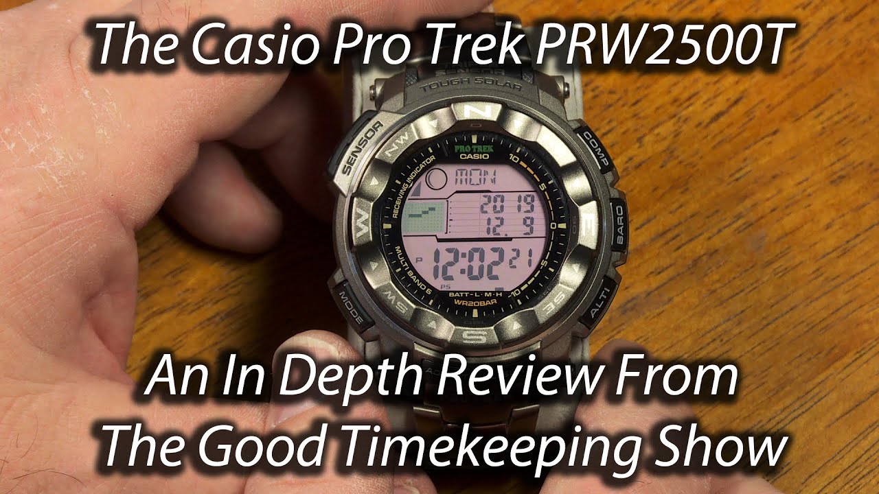 ProTrek PRW-2500T-7 In Depth Review - YouTube