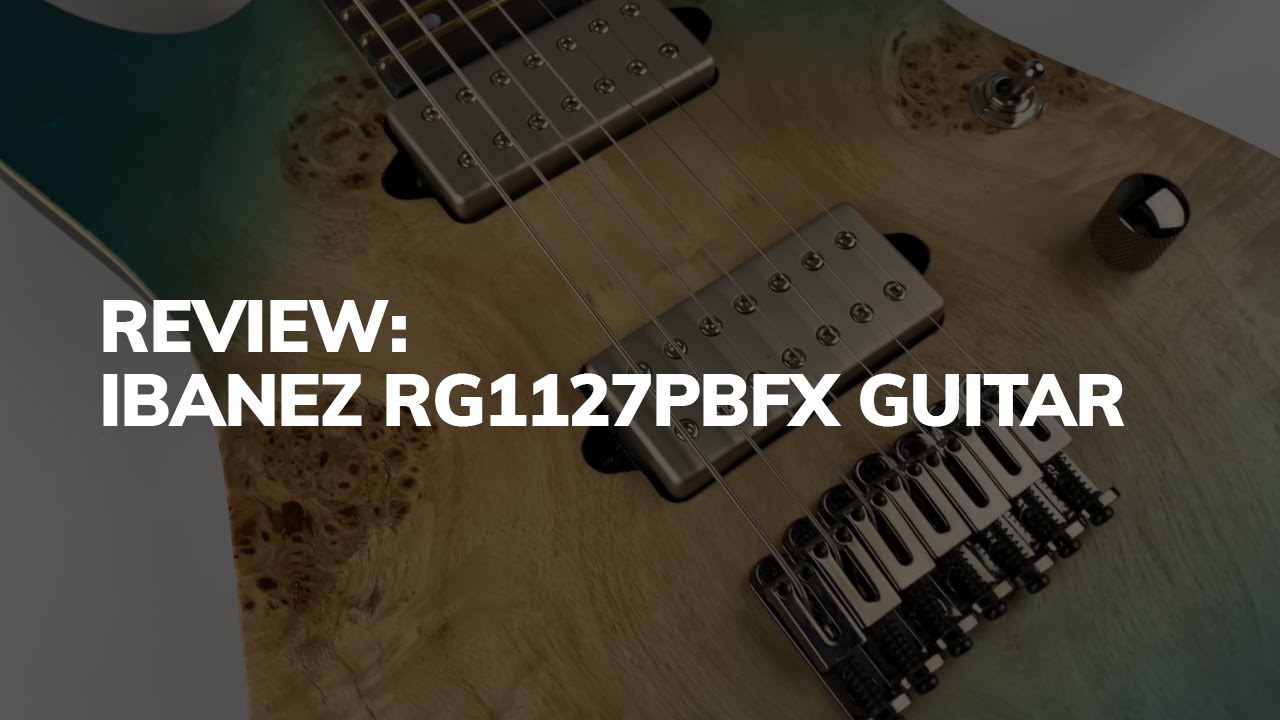 Review: Ibanez RG1127PBFX CIF Guitar | The Artist Centre - YouTube