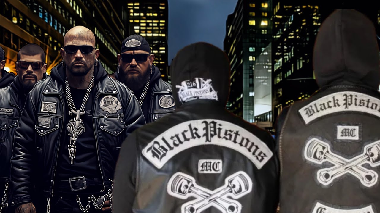 Black Pistons MC SURROUNDED AMIDST STANDOFF - YouTube