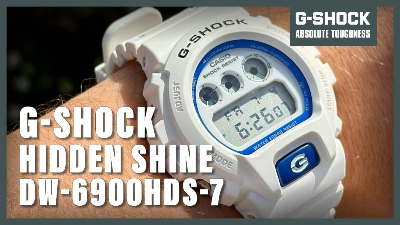 Unboxing The New Casio G-Shock DW-6900HDS-7 Hidden Shine - YouTube