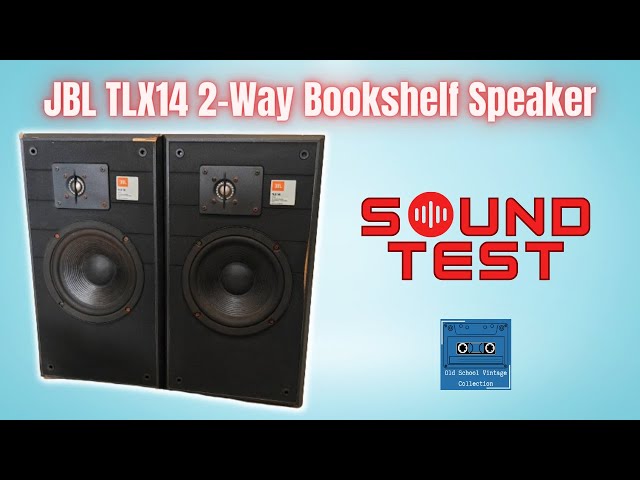JBL TLX 14 2-way Bookshelf Sound Test - YouTube