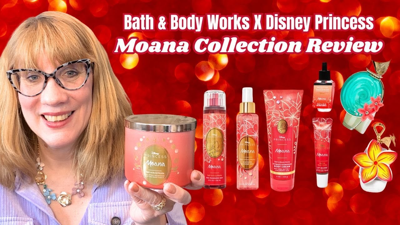 Bath & Body Works X Disney Princess Moana Collection Review - YouTube