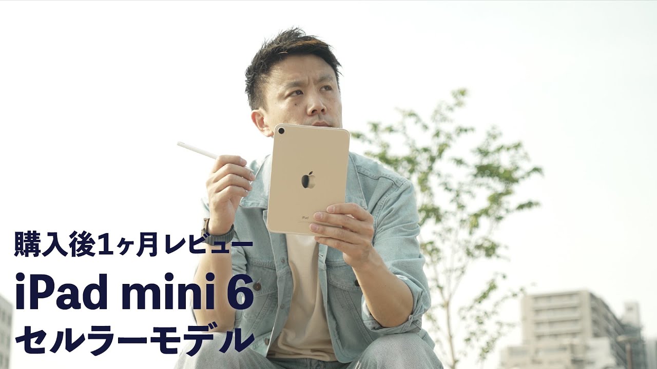 iPad mini 6セルラーモデル 1ヶ月使用レビュー！公園ブレストが楽し