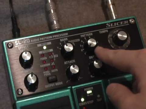 BOSS SL-20 SLICER 試奏ムービー - YouTube