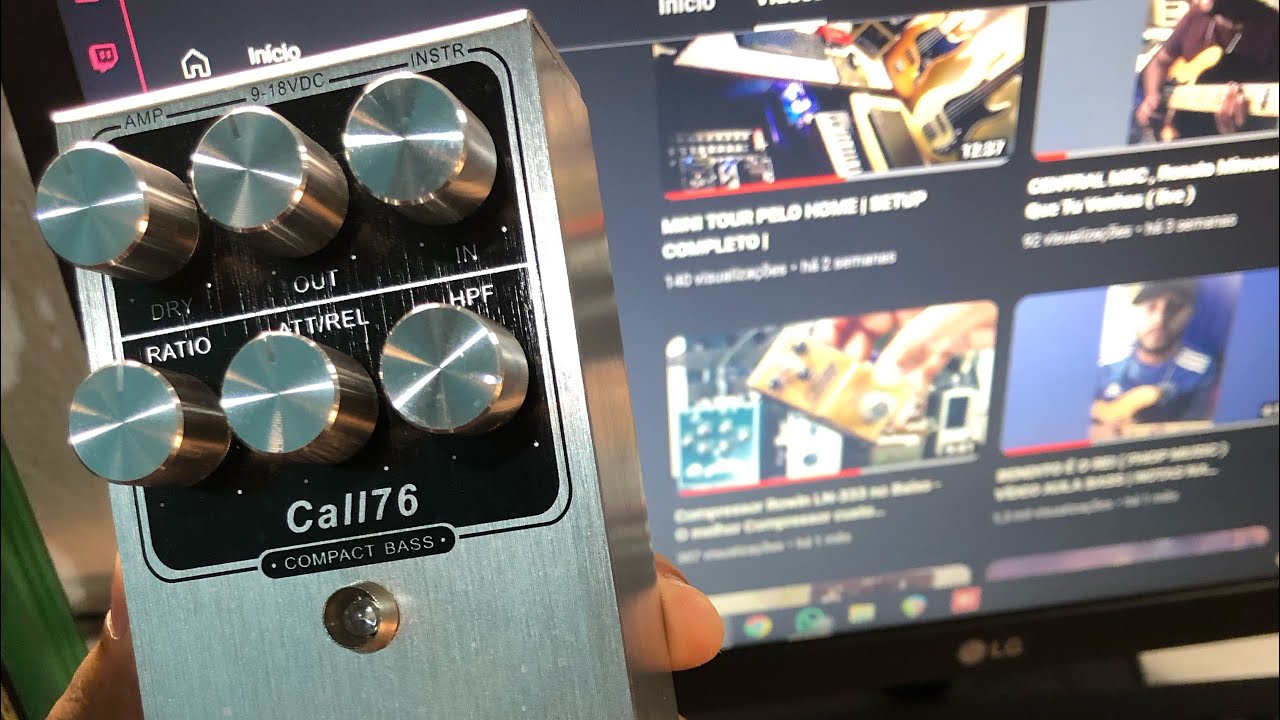 Reviw - CALL76 Compressor Compact Bass DemonFx - YouTube