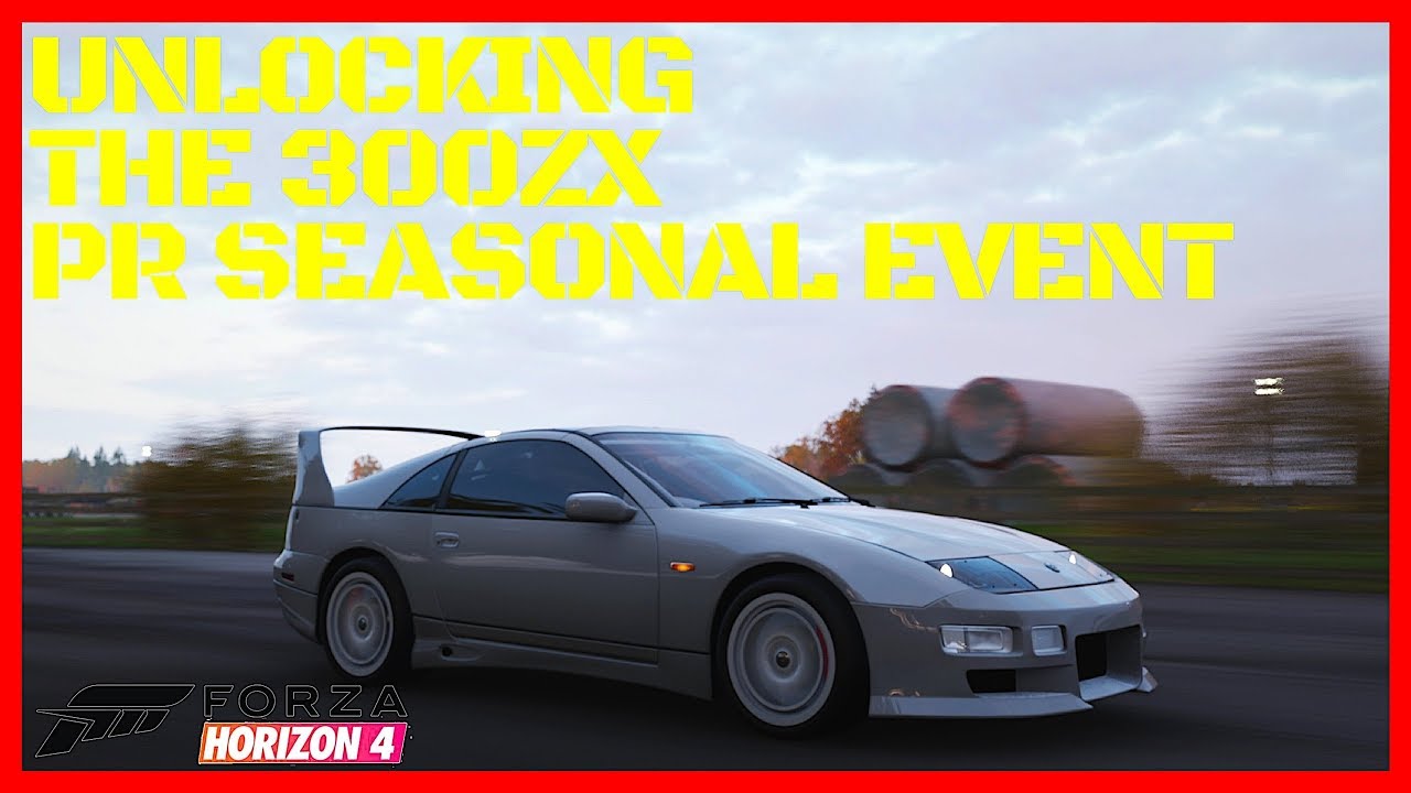 HOW TO UNLOCK THE NISSAN 300ZX Seasonal events and UPGRADES FORZA
