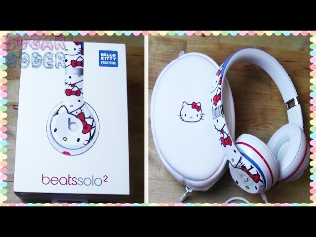 HELLO KITTY BEATS SOLO 2 UNBOXING REVIEW - YouTube