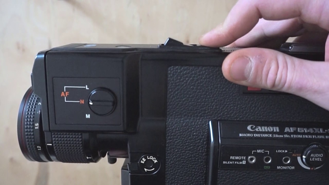 Canon AF 514 XL-S Auto Zoom Super 8 camera | 8mm camera - YouTube