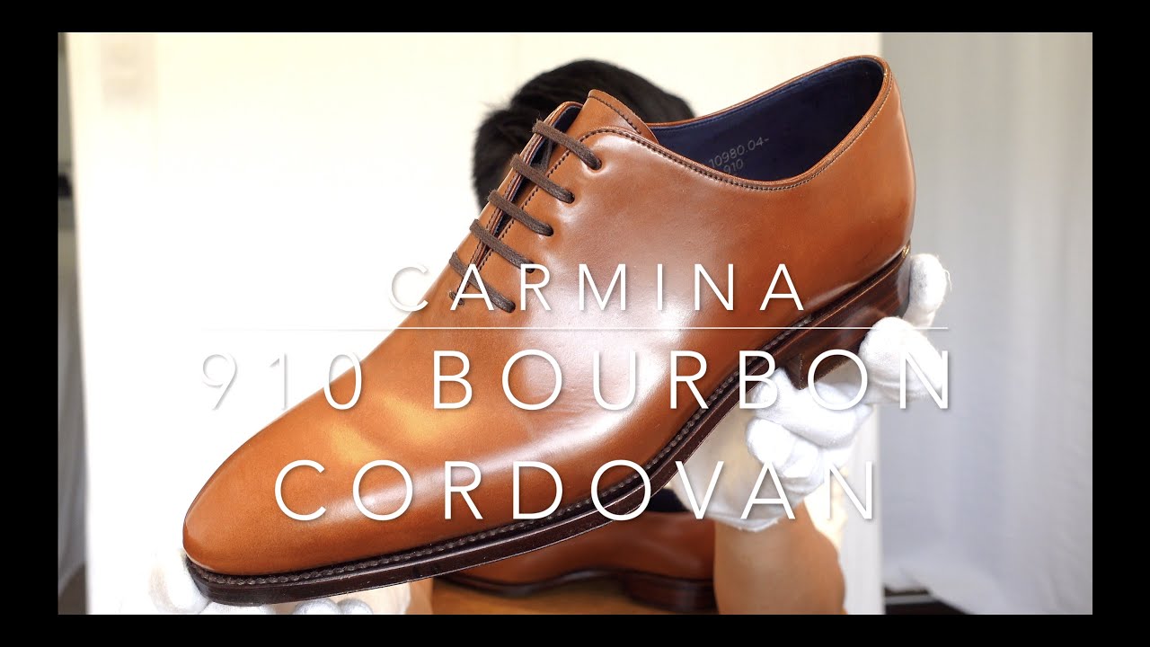 カルミナ 910 ホールカット バーボン コードバン パターンオーダー品