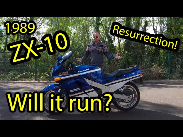 Resurrecting a forgotten 1989 Kawasaki ZX-10 - YouTube